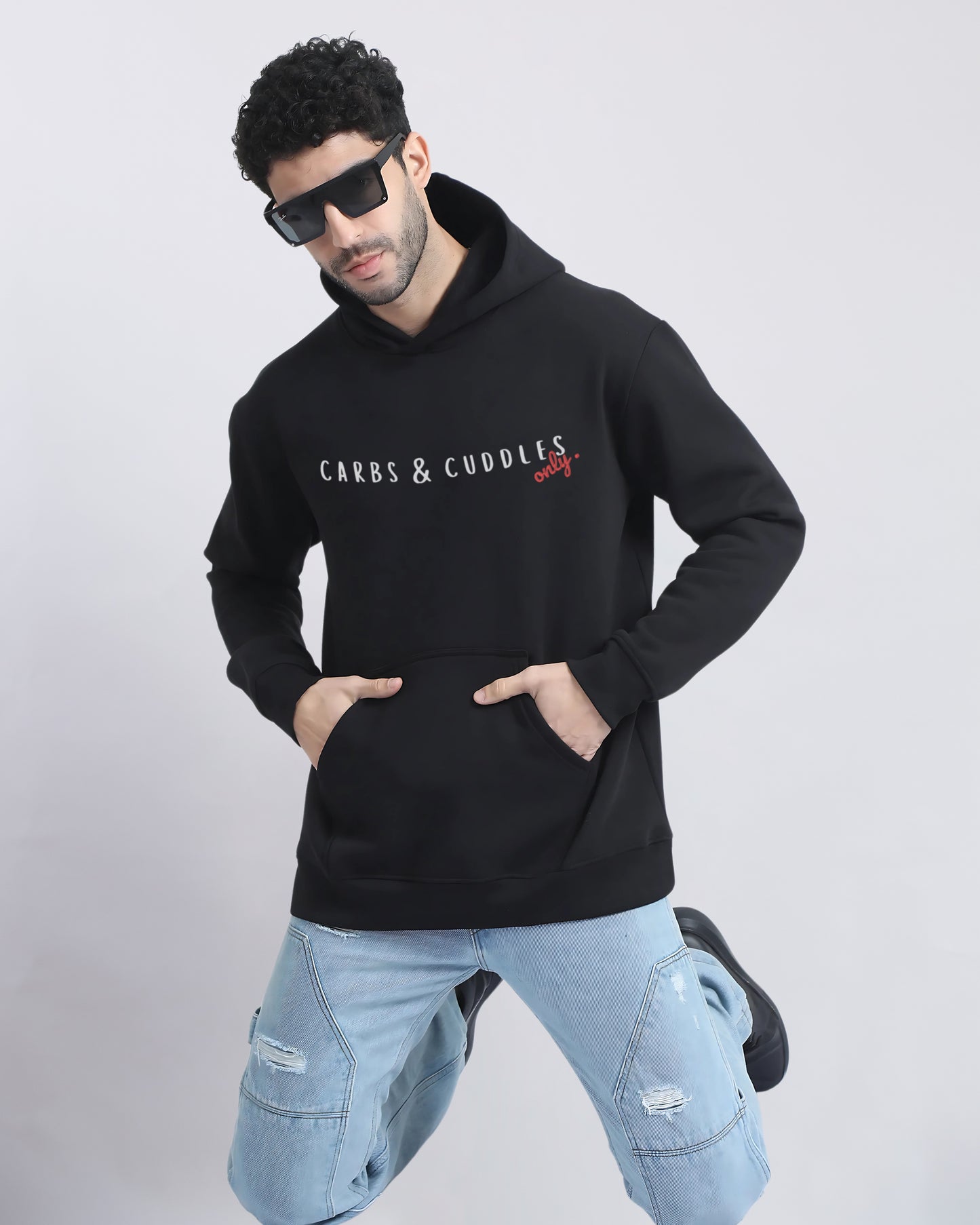 CARBS & CUDDLES HEAVY FLEECE HOODIE
