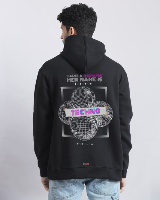 TECHNO THERAPY HEAVY FLEECE HOODIE