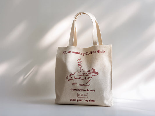 SLOW SUNDAY TOTE