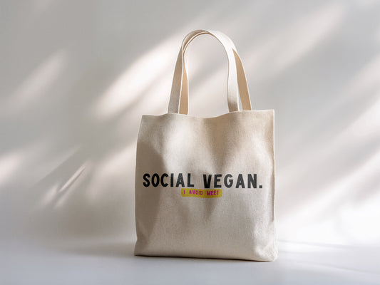 SOCIAL VEGAN TOTE